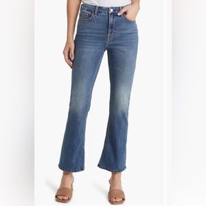 JEN7 by 7 For All Man Kind Side Slit Slim Bootcut Jeans - Clover